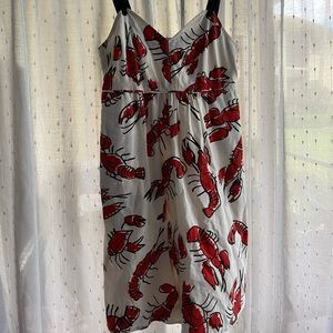 ANTHROPOLOGIE. LOBSTER PRINT. SIZE 6!